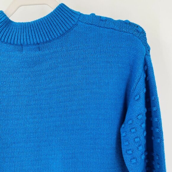 Lego Collection Target Women's Sweater Size XS Blue Dot Pattern Pullover  NWT - Picture 7 of 12